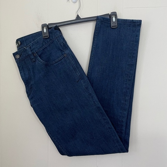 Betabrand Sons of Britches Dark Wash Denim Straight Leg Jeans ~ Size 30x34 - Picture 1 of 16